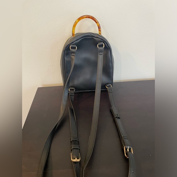 Black Mini Backpack - Picture 2 of 4